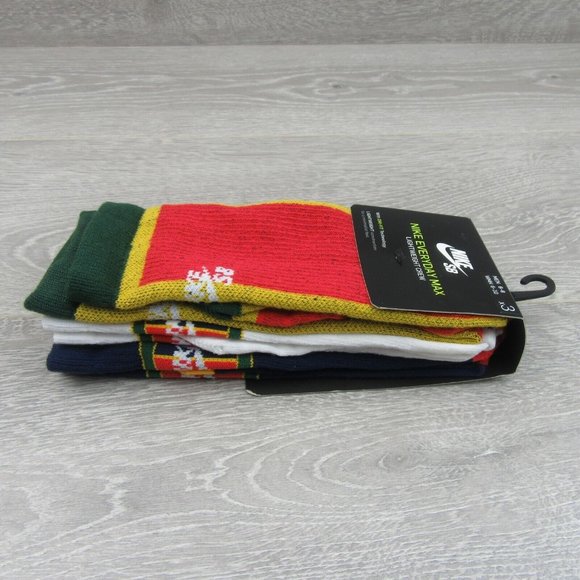 Nike SB Everyday Max Crew Socks (3 Pairs) Mens Size 6-8 / Womens Size 8-10 NEW - Picture 5 of 11